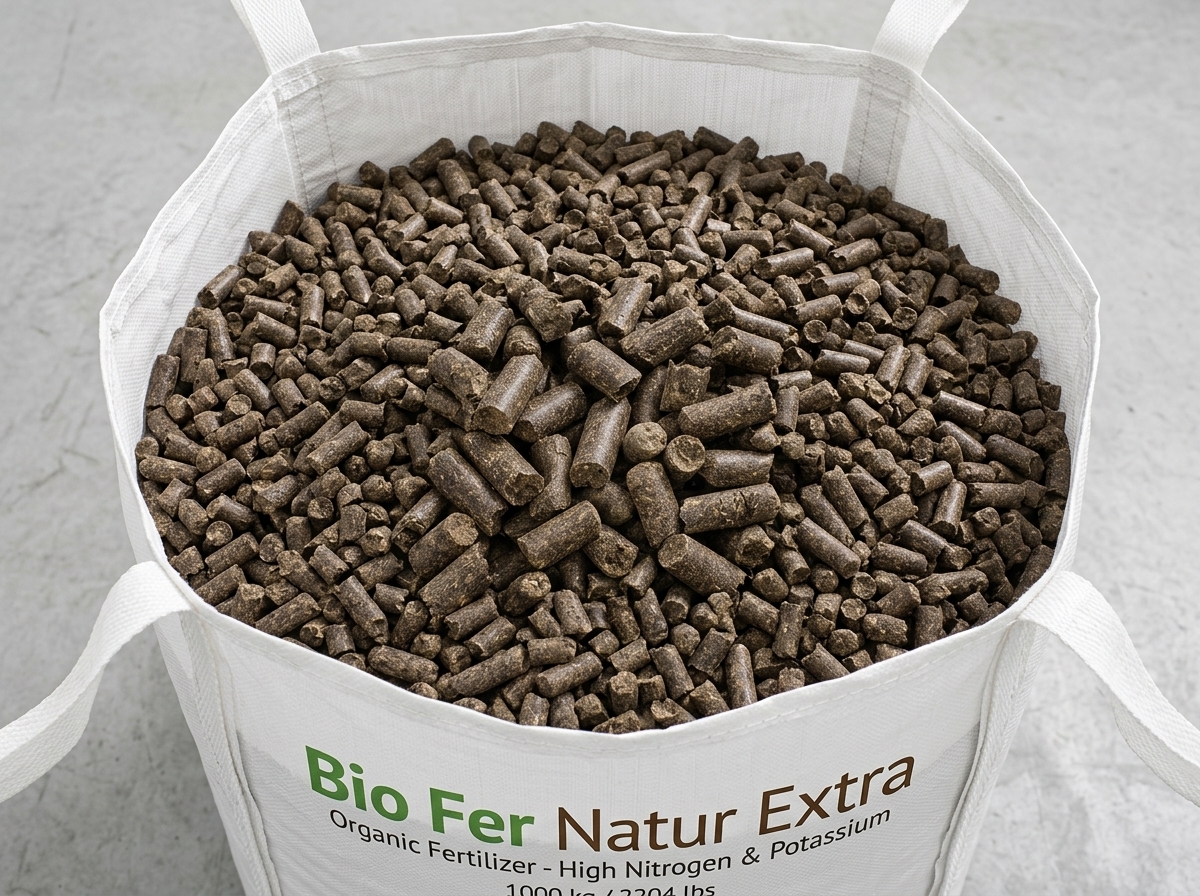 Big-Bag balenie granulovaného hnojiva Bio Fer Natur Extra